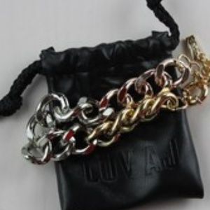 LUV AJ The Rose Gold Ombre Bracelet